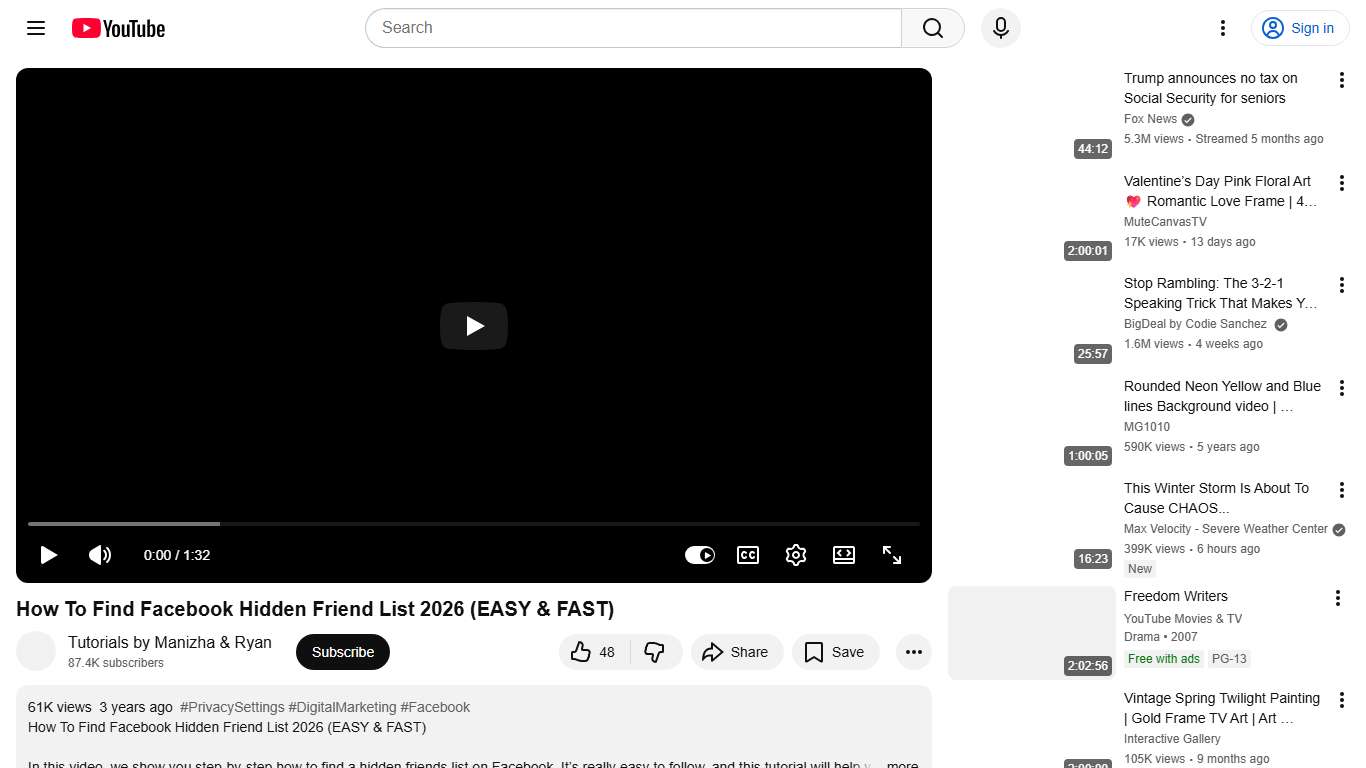 How To Find Facebook Hidden Friend List 2026 (EASY & FAST) - YouTube
